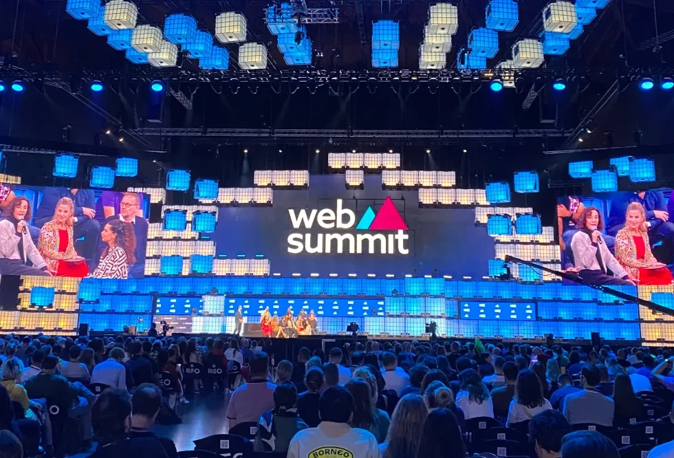 Stage of Web Summit 2023 in Lisbon